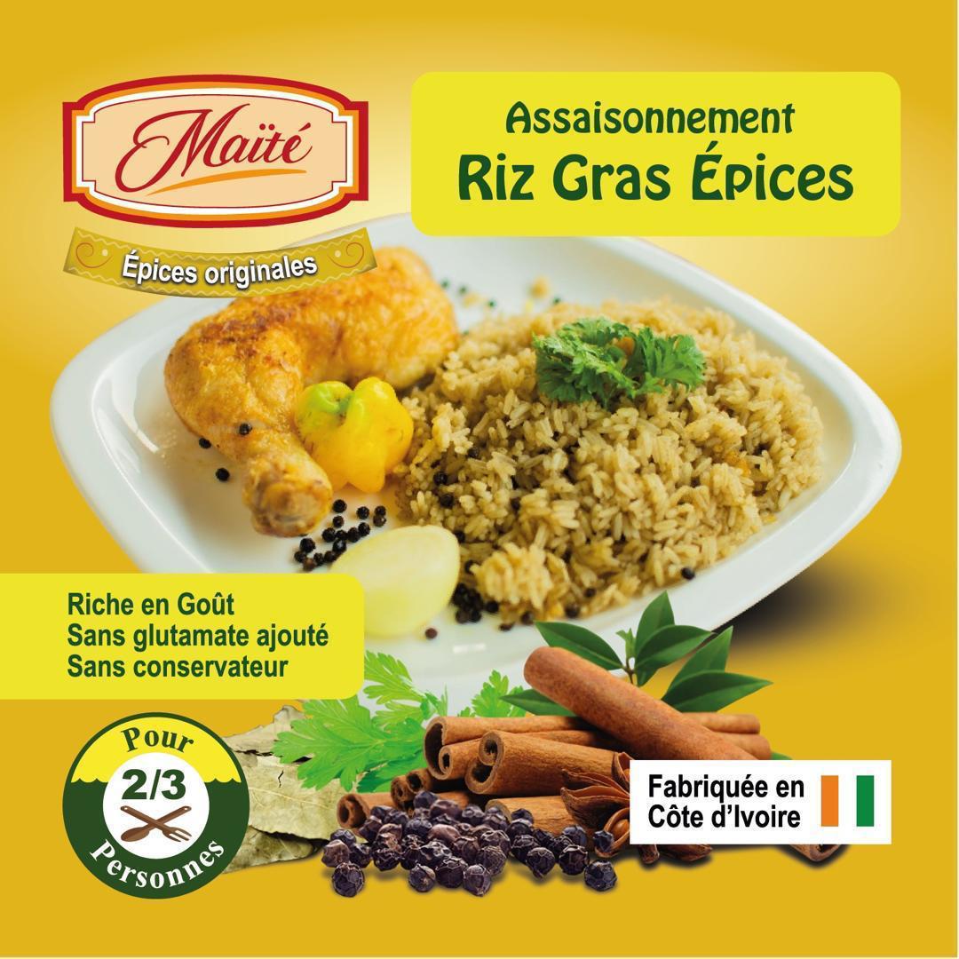 Assaisonnement riz gras épices